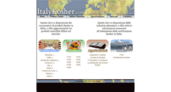 Desktop Screenshot of italykosher.com